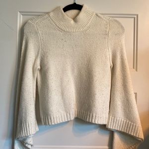 Free people flare sleeve sweater
